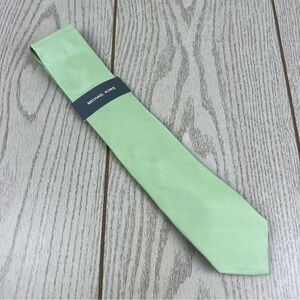 619 - Michael Kors Sapphire Solid Tie Sage 329 2MKC23-1071 100% Silk $69.50